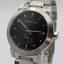BURBERRY The City BU9901  42 MM Black Dial  Stainless Steel  Men's Watch picture