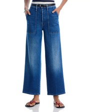 MOTHER The Stitch Up Maven Hover High Rise Jeans MSRP $268 picture