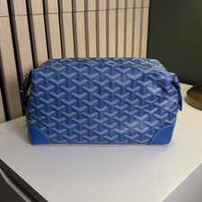 Goyard Traveling Bag Boeing 25 Toiletry / Cosmetics Bag Goyardine Blue picture