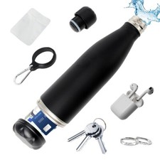 Secret Hidden Safe Steel Water Bottle Storage Compartment for Cards Keys Cash picture