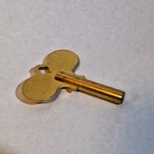 Early Chelsea Batwing Reproduction Clock Key for Ships Clock Movements #5 picture