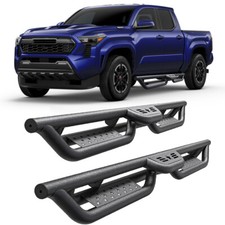 Running Boards for 2024-2026 Toyota Tacoma Double Cab Drop Side Steps Nerf Bars picture