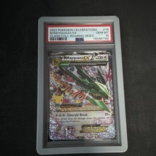 Pokemon TCG 2021 Celebrations Classic M Rayquaza EX 76/108 Holo PSA 10 picture