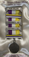 Rare suffrage hunger Strike Medal Alice Paul SUFFS Suffragist Votes for Women picture