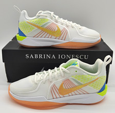 Nike Sabrina 2 SE (GS) Kids Low Top Lace-Up White/Lt Lemon Twist 7Y HF1188-100 picture