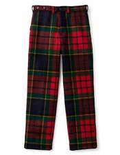 Filson Mackinaw Wool Pants Red Navy Gold Plaid Rare USA Made Mens Size 40 New picture