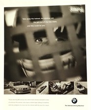 Rare BMW E36 M3 Ad — Exclusive Original Ad Agency Print — Listed by Writer picture