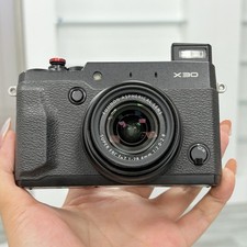 FUJIFILM Premium Compact Digital Camera X30 Black FX-X30B Very Good - 98%NEW picture