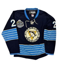 Reebok Marc-Andre Fleury Pittsburgh Penguins 2011 Winter Classic Jersey 48 Navy picture