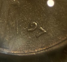 Super SHARP 1973 Lincoln Cent Strike Thru Grease Error “_97_” A+++ Example 1C picture