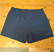 Columbia PFG Omni-Shade Men's Navy Swim Shorts Lined Drawstring Solid Large picture