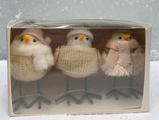 Target Wondershop Featherly Friends Birds Winter 2024 Mini Set - Snowy Whites picture