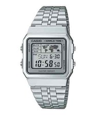 Casio Vintage A500WA-7D NEW Men's Watch Digital Quartz Stainless Steel Strap picture