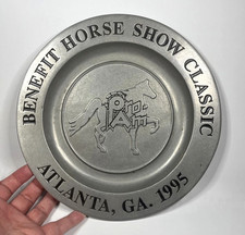 Vtg Pro Am Horse Show Classic Metal Medallion Plate Atlanta GA 1995 Equestrian picture