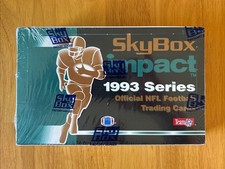 1993 Skybox IMPACT NFL Football Box 36 Packs Hobby Factory Wrapped Sealed Cards picture