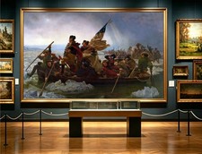 Washington Crossing the Delaware by Emanuel Leutze – Museum Quality Canvas Print picture