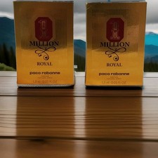 (2) PACO RABANNE 1 MILLION ROYAL PARFUM SAMPLE SIZE SPRAY 1.5 ML 0.05 FL OZ EACH picture