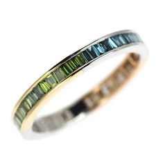 GSTV K18YG/WG/PG diamond ring 0.70ct - Auth  from Japan- Auth SELBY picture