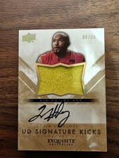 2013-14 upper deck exquisite collection ud signature kicks – tim hardaway 08/35  picture