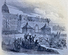 1857 France National Assembly Paris illustrated picture