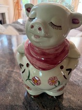 Vintage Shawnee Pottery Smiley Pig Great Condition picture