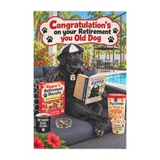 Funny Retirement Gift 1000 Pc. Wooden Puzzle Dog Lover Gag Gift For Men Women