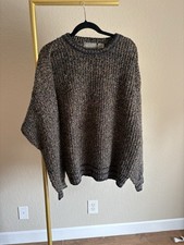 Christopher Hayes Men's Vintage Wool Blend Grandpa Pullover Sweater Size XL 80s picture