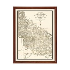Old Map of Richmond, VA 1867 - Vintage Richmond Virginia Art picture