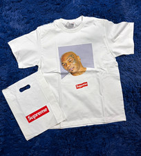 Supreme Mike Tyson Photo Tee Men's White Graphic Print Crew Neck T-Shirt SIZE S picture