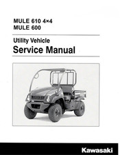 Kawasaki 2005-2016 Mule 600 610 4x4 KAF400 Service Manual 99924-1349-14 picture