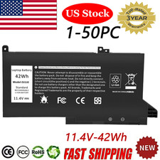 Lot 1-50X DJ1J0 Battery For Dell Latitude 12 7000 7280 7480 451-BBZL PGFX4 42Wh picture