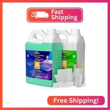 Nicpro 140 oz Silicone Mold Making Kit 20A, Platinum Liquid Silicones Rubber for picture