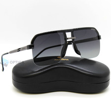 NEW Carrera 1066 Polarized Half Rim Navigator Sunglasses Grey Gradient 807 picture