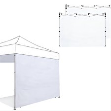10x10 Canopy Tent Sidewalls 3 PCS Only Frame NOT Included(White) picture