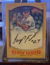 2016 Topps Gypsy Queen - Autographs Jeurys Familia #GQA-JFA Gold /50 (AU) picture