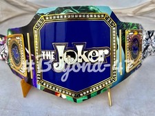 Custom the joker Wrestling Championship Belt Adult Size Replica 2MM/4MM picture