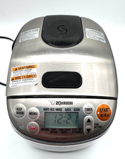 Zojirushi NS-LHC05 Micom Rice Cooker & Warmer Stainless 3 cup- For parts picture