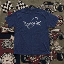 Y2K Bjork Logo Navy Graphic Tee Unisex Retro Cotton picture