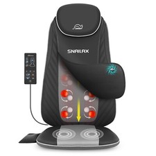 Snailax Upgraded Shiatsu Back Massager with Heat, Deep Tissue Kneading Massage picture