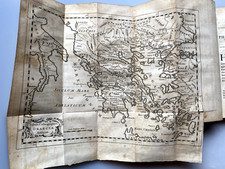 1757 Orations Demosthenes Against Philip King Macedon Thomas Leland Map Greece picture