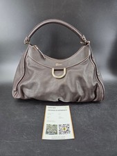 Gucci Abbey D Ring Brown Leather Hobo Shoulder Bag Gold Hardware picture