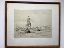 Johan Barthold Jongkind Etching 1863 