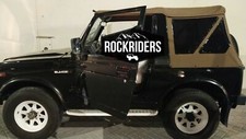 For 1986-1994 Suzuki Samurai Jimmy Replacement Soft Top Brown w/ Tinted Windows picture