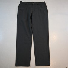 NEW Fabletics 32x30 Gray The Don 5 Pocket Classic Performance Mens Pants picture
