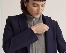 Quince Women’s Scuba Captain's Convertible Blazer -Deep Navy picture