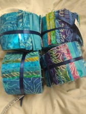 Jo-Ann Multiblender Batik Jelly Roll Fabric 20 Strips 2.5