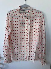 NWT Womens Boden Heart Blouse Size UK 8  picture
