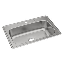 Elkay DSE133221 Stainless Steel 33x22 Single Bowl Drop-in Sink Elite Satin picture