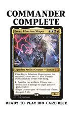 Breya, Etherium Shaper ARTIFACTS AFFINITY Magic MTG Custom Commander Deck picture