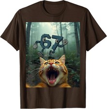 Funny 67 Cat Selfie Brainrot Teen Boys Meme Hands Unisex T-Shirt picture